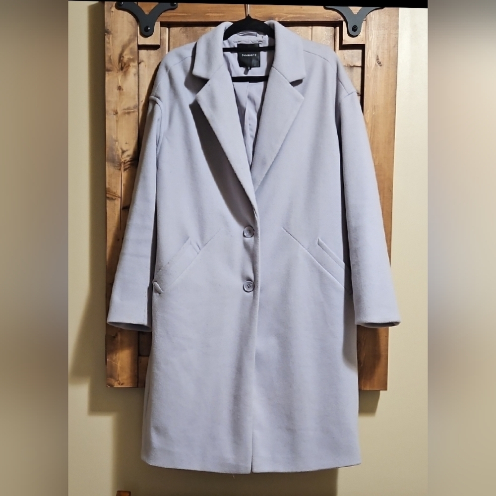 Dynamite Lilac Drop Shoulder Oversized Trench Coat Small